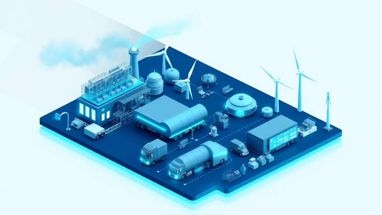 Connected enterprise sectors: manufacturing, logistics, energy and retail operations